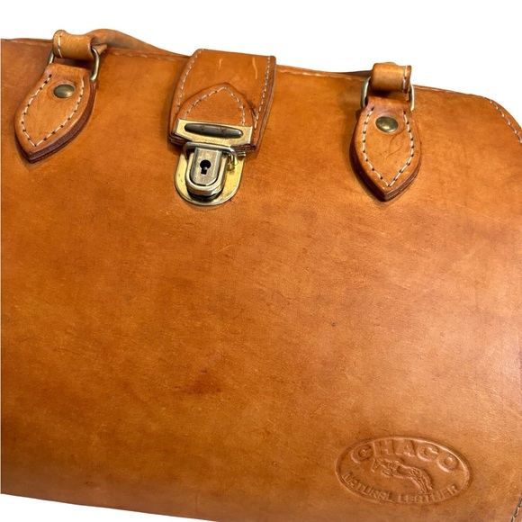 Vintage Chaco Cowhide Leather Hard Case Doctors Bag - Picture 11 of 16